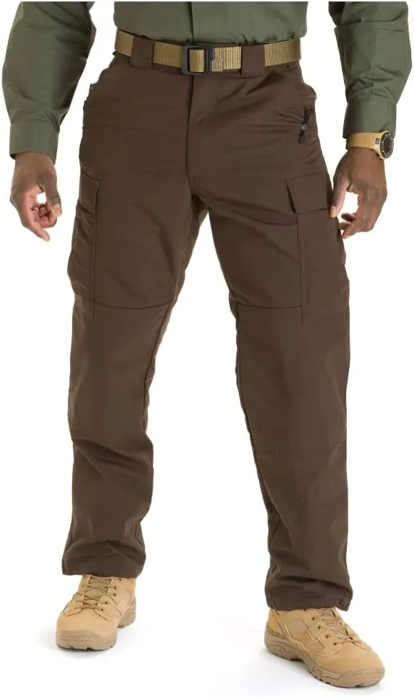 5.11 Tactical Men's Lightweight TDU Ripstop Work Pants, Adjustable, Teflon Finish, Style 74003