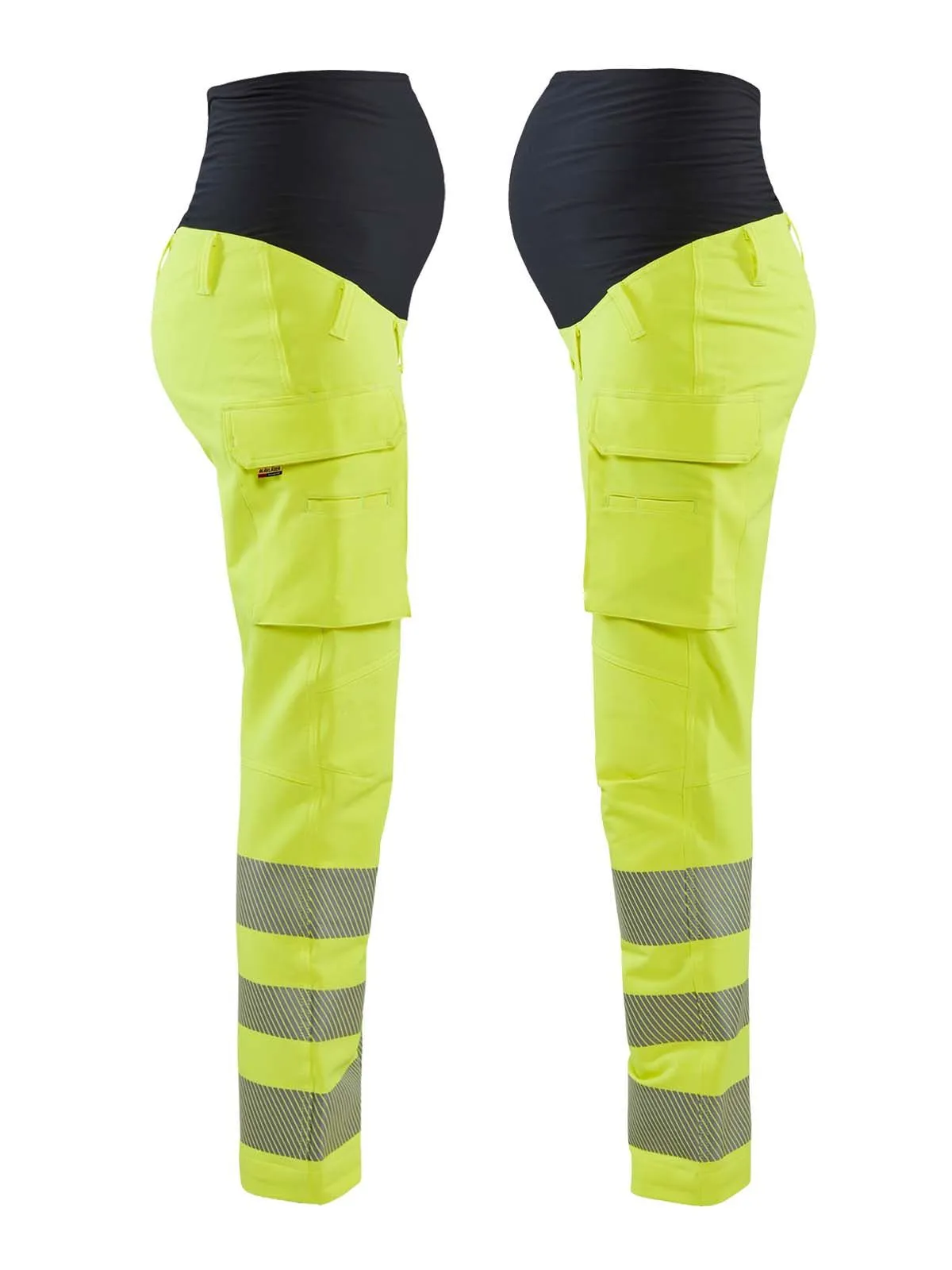 7100-1642&#x20;Maternity&#x20;Work&#x20;Trousers&#x20;High&#x20;Vis&#x20;Stretch&#x20;-&#x20;Bl&#xE5;kl&#xE4;der