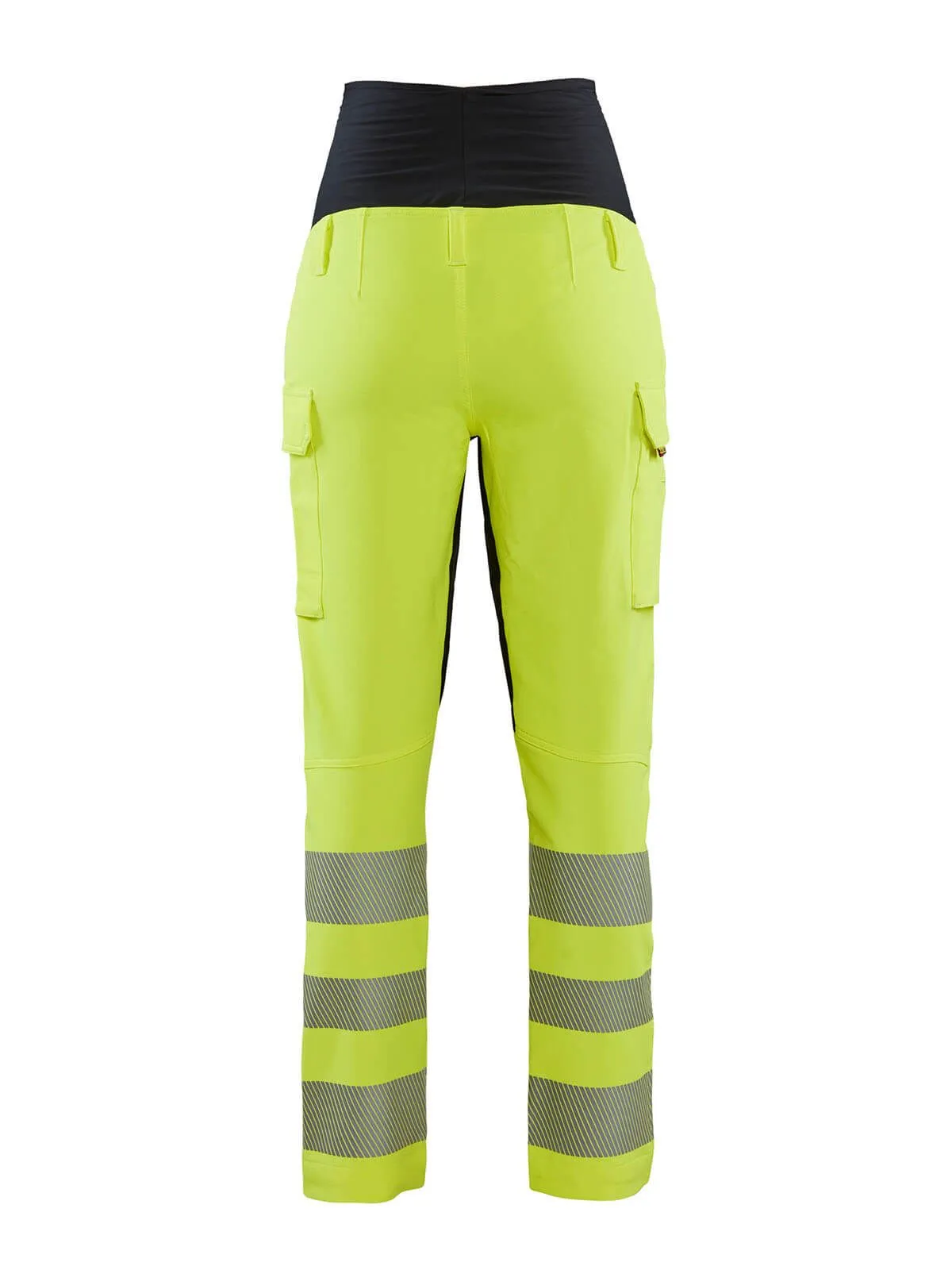 7100-1642&#x20;Maternity&#x20;Work&#x20;Trousers&#x20;High&#x20;Vis&#x20;Stretch&#x20;-&#x20;Bl&#xE5;kl&#xE4;der