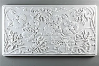 Art Nouveau Texture Tile Mold for Glass - DT14