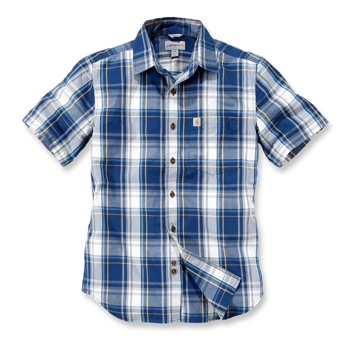 Carhartt&#x20;102548&#x20;Sale&#x3A;&#x20;Slim&#x20;Fit&#x20;plaid&#x20;s&#x2F;s&#x20;shirt&#x20;-&#x20;Hunter&#x20;Green