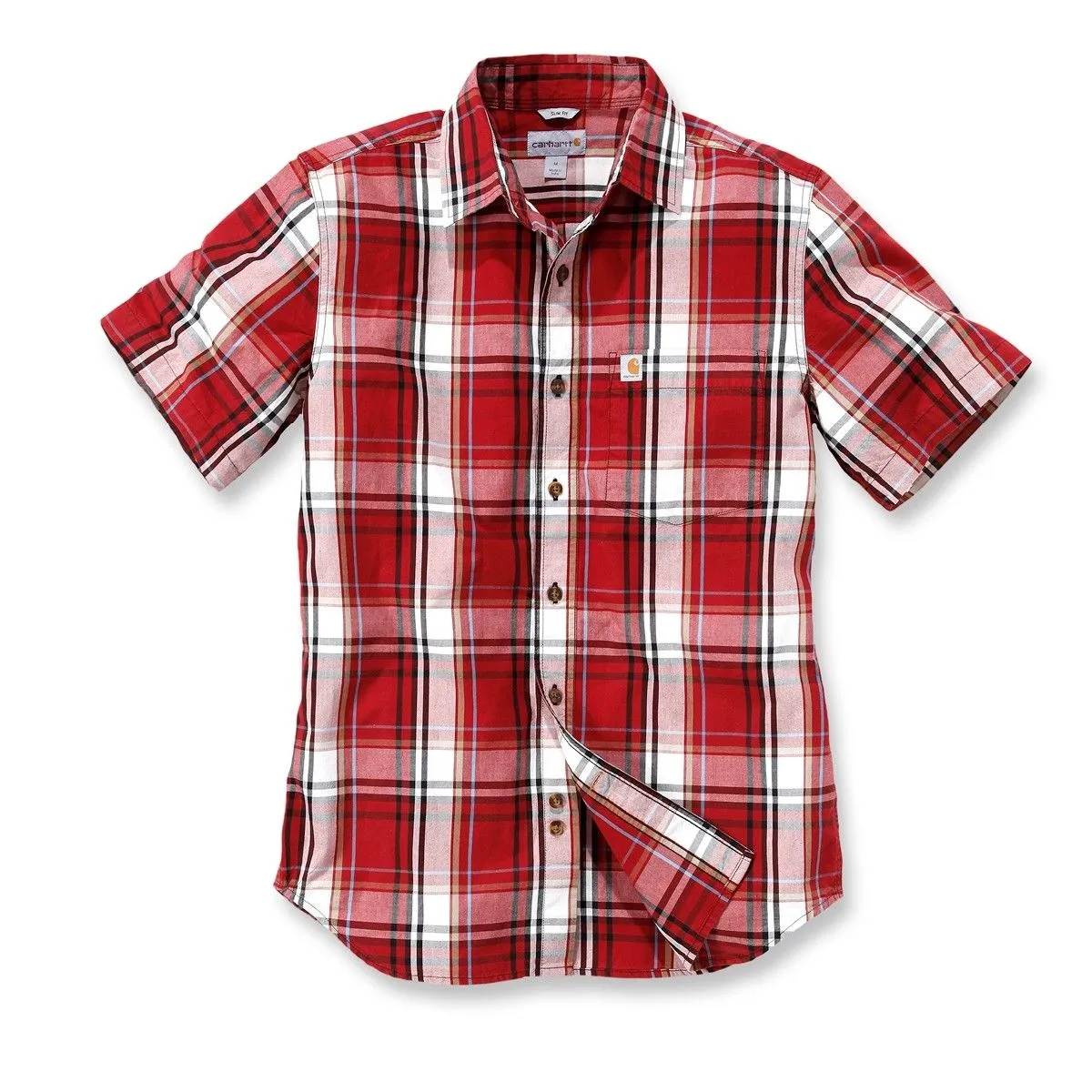 Carhartt&#x20;102548&#x20;Sale&#x3A;&#x20;Slim&#x20;Fit&#x20;plaid&#x20;s&#x2F;s&#x20;shirt&#x20;-&#x20;Hunter&#x20;Green
