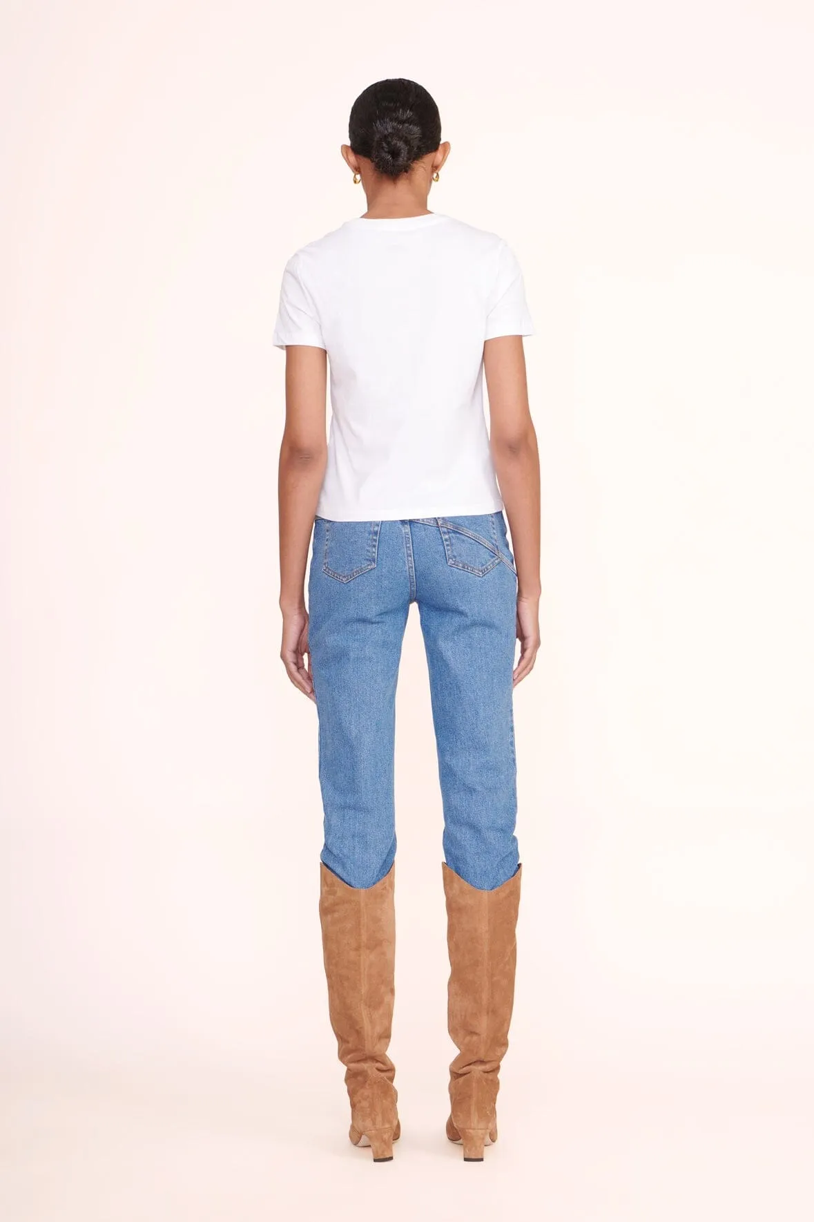 CREW NECK T SHIRT | WHITE