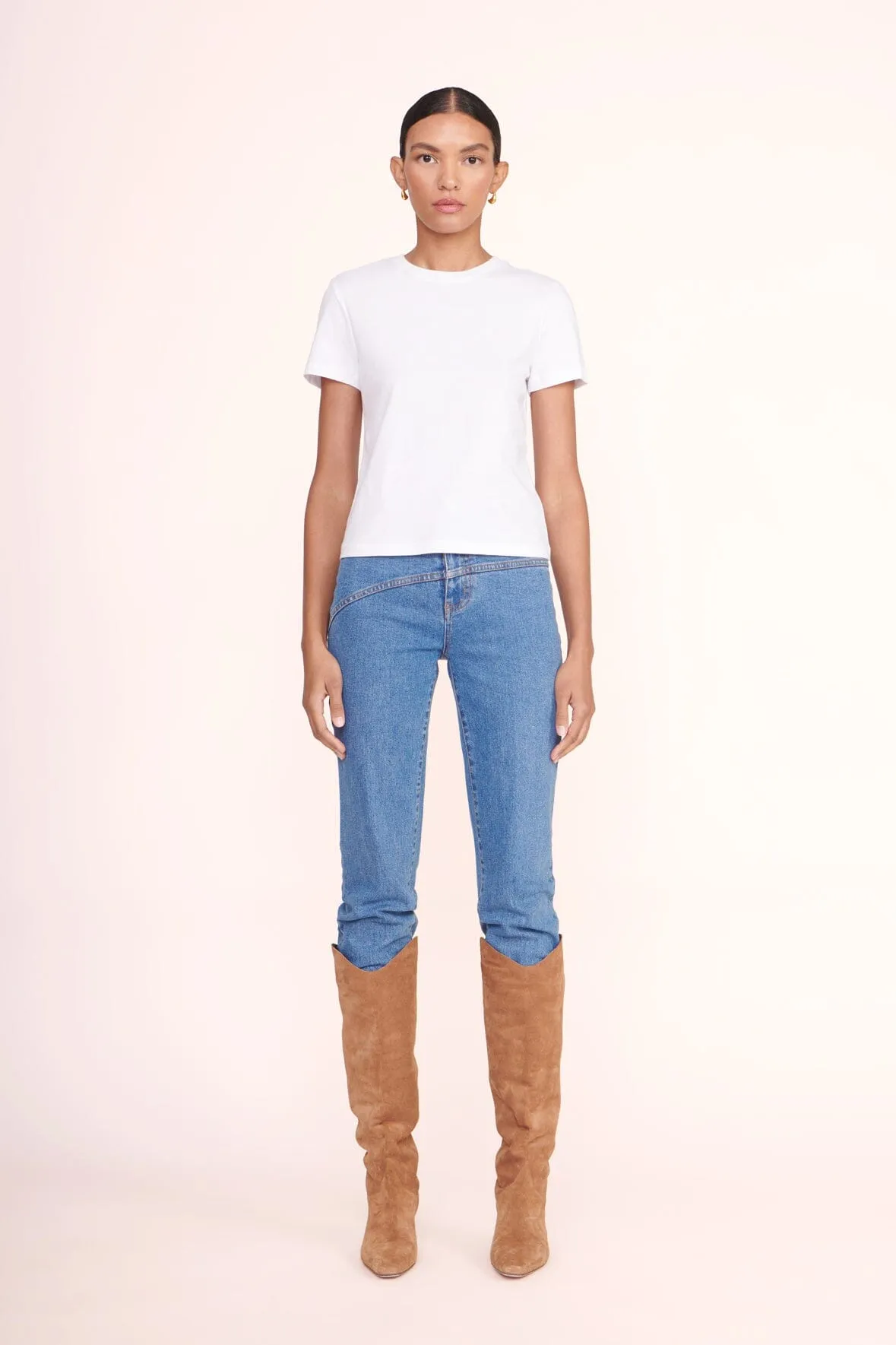 CREW NECK T SHIRT | WHITE