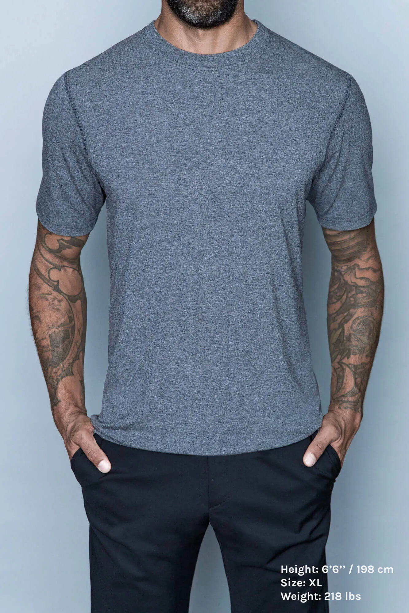 Crowe Corian Mix | Tall Crew Tee