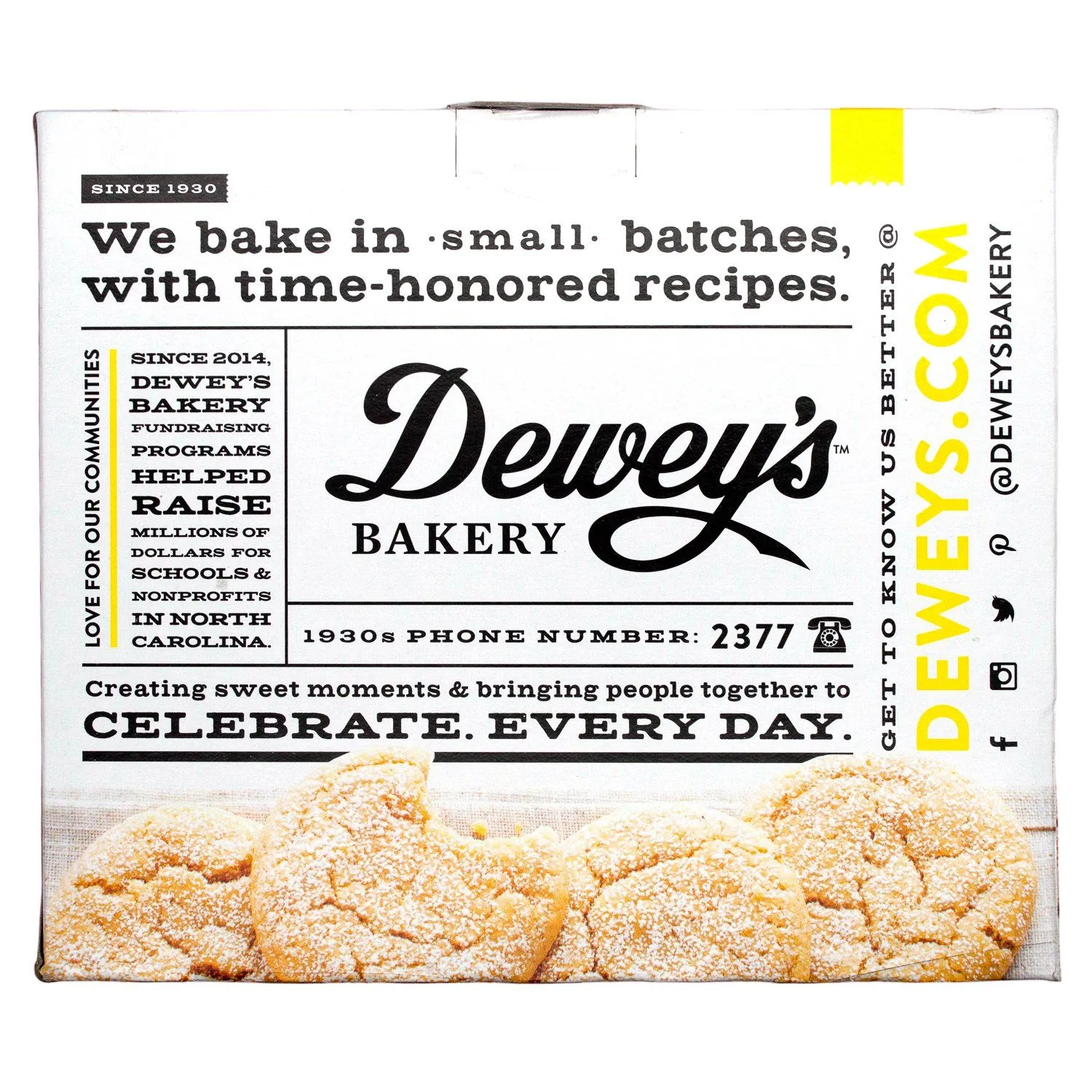 Dewey's Soft Baked Cookies