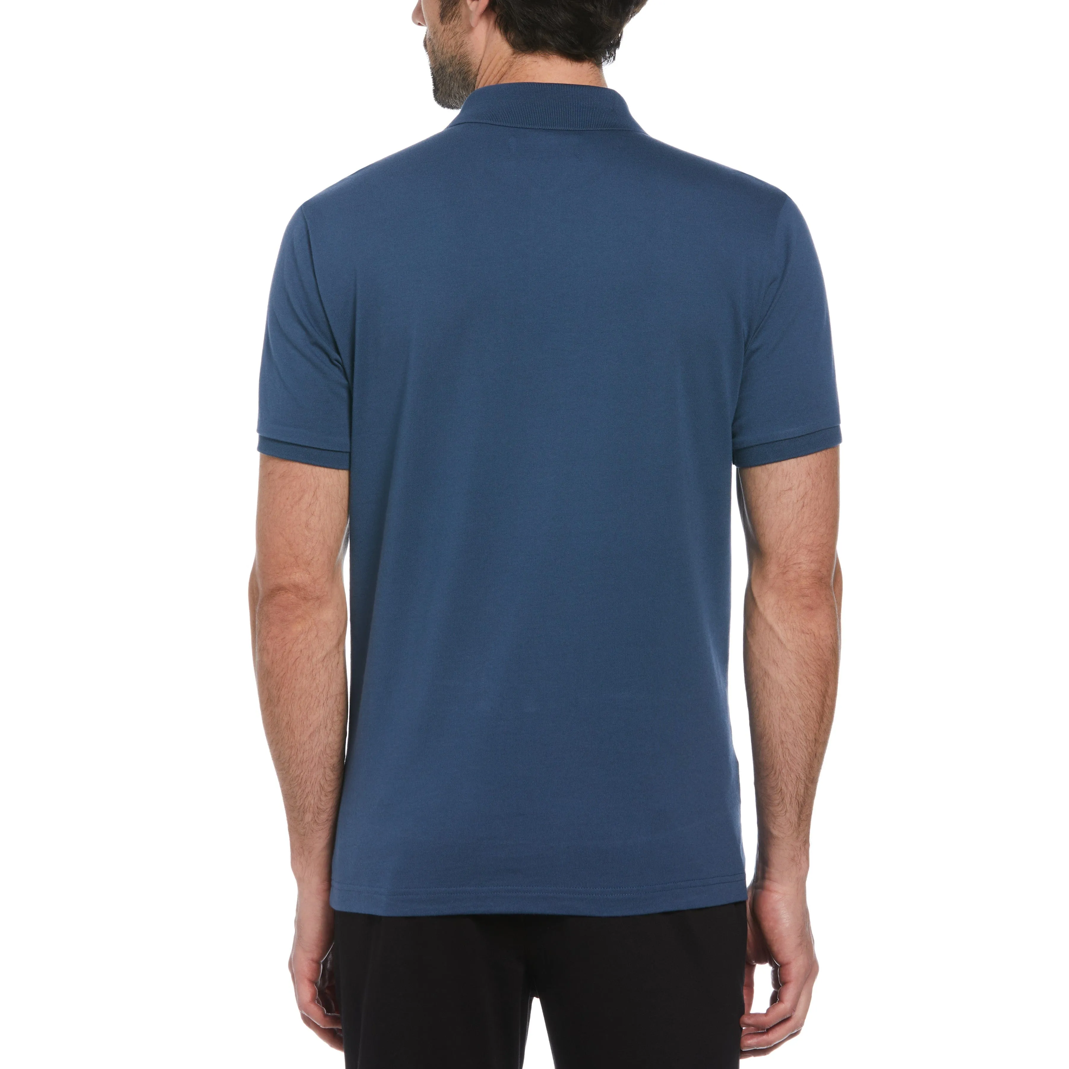Diamond Jacquard Front Polo
