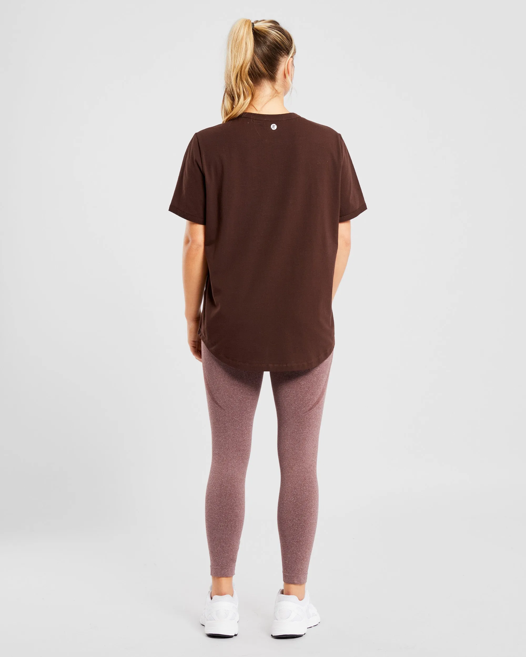 Everyday Relaxed T Shirt - Brown