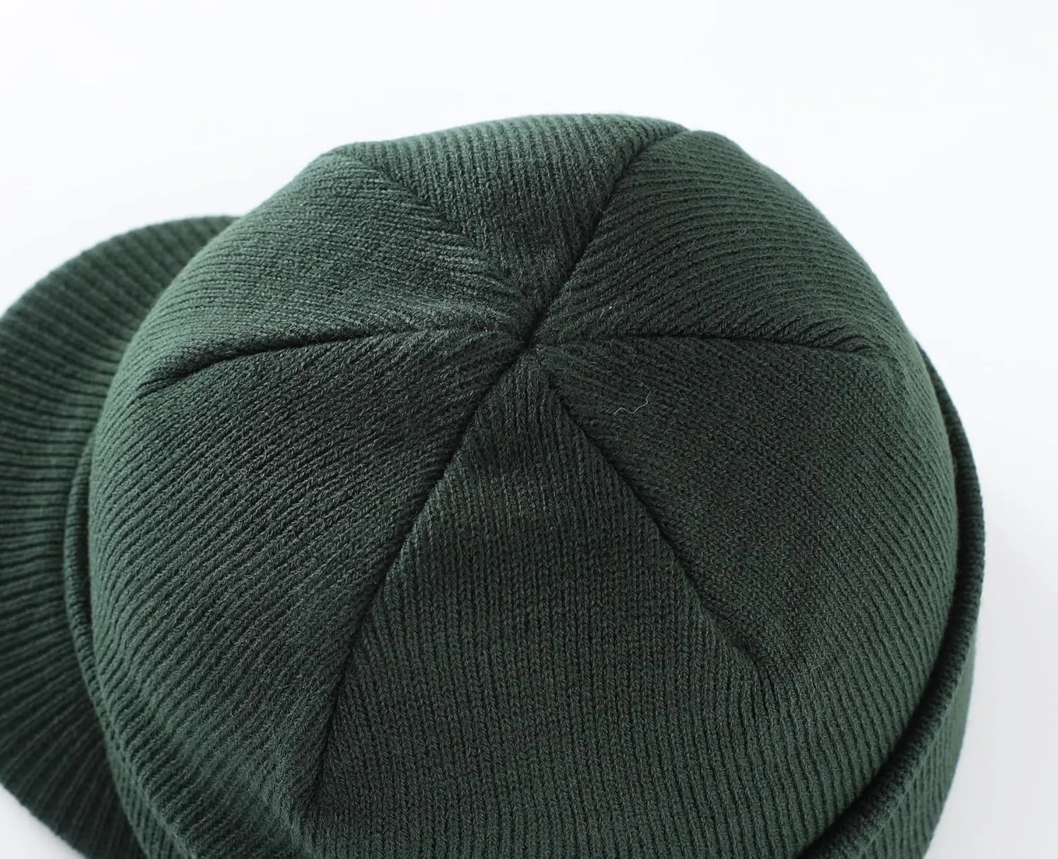 Home Prefer Men's Winter Beanie Hat with Brim Warm Double Knit Cuff Beanie Cap