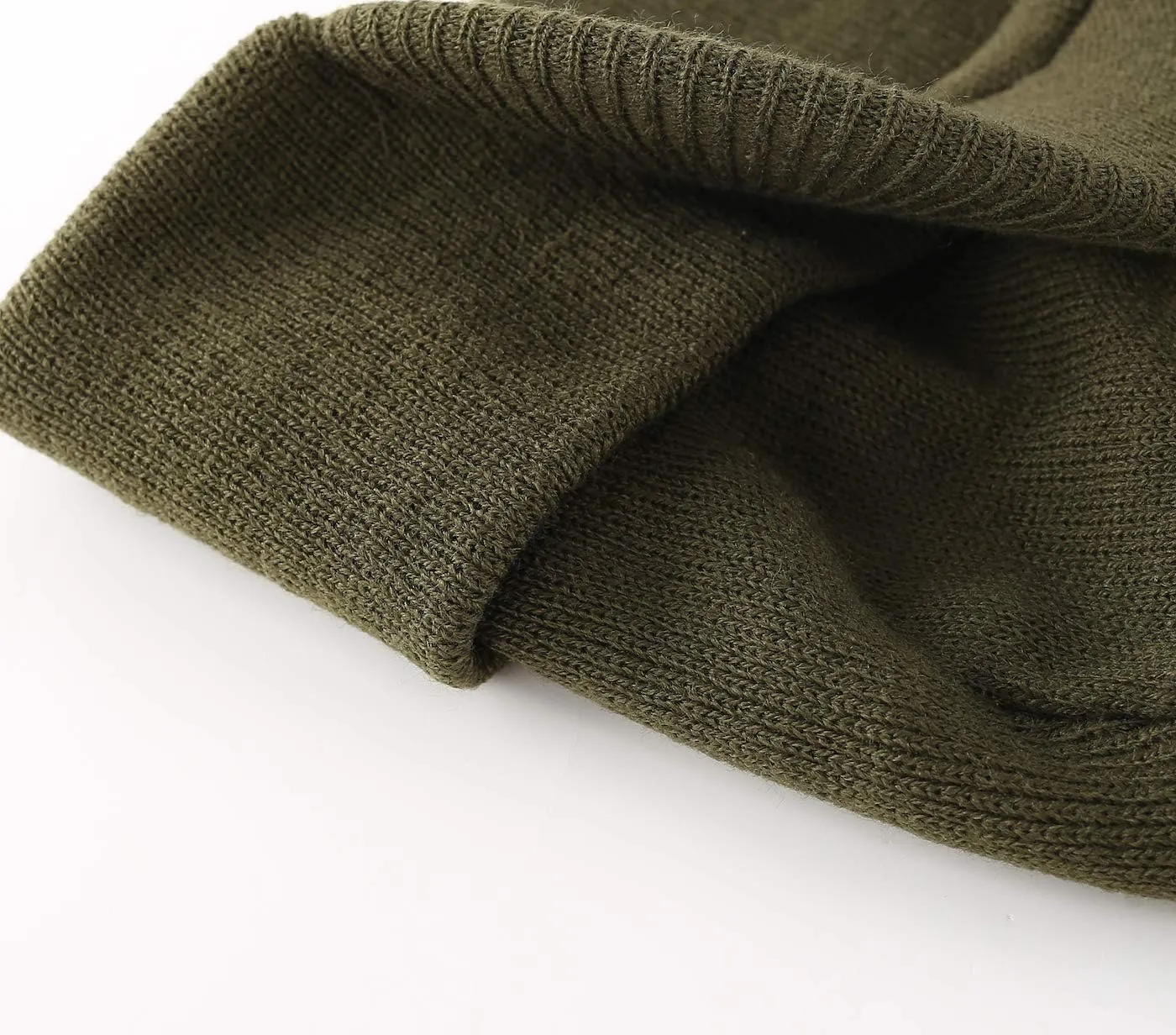 Home Prefer Men's Winter Beanie Hat with Brim Warm Double Knit Cuff Beanie Cap