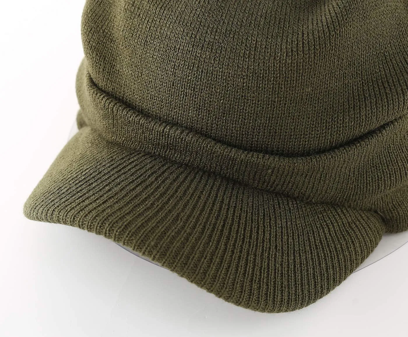 Home Prefer Men's Winter Beanie Hat with Brim Warm Double Knit Cuff Beanie Cap