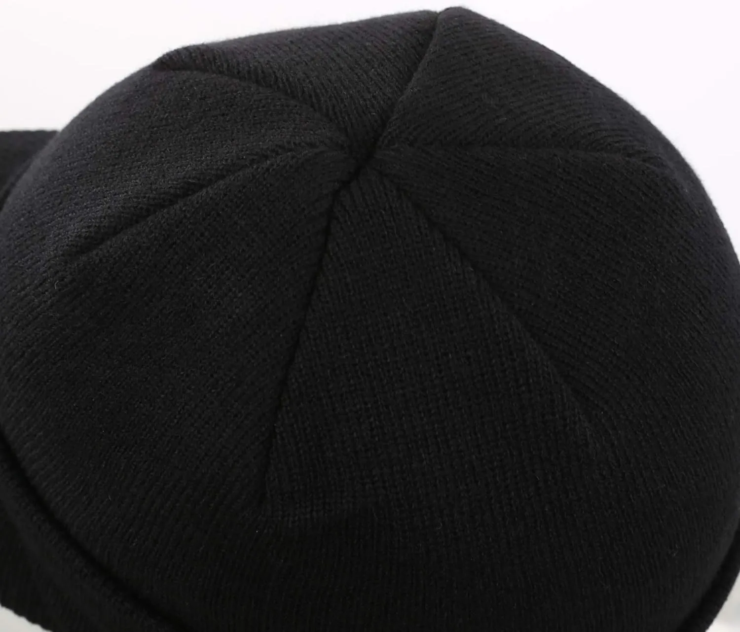 Home Prefer Men's Winter Beanie Hat with Brim Warm Double Knit Cuff Beanie Cap