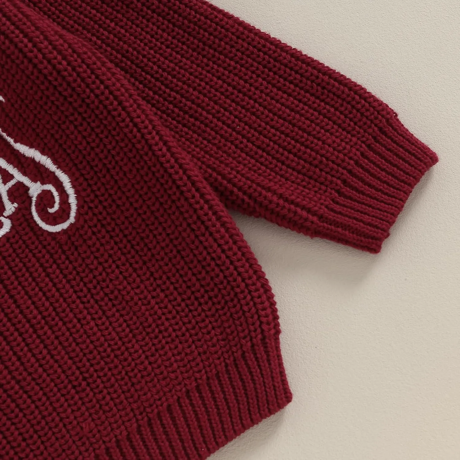 Infant Baby Boy Girl Oversized Knit Sweater Chunky Long Sleeve Pullover Sweater Shirts Warm Fall Winter Tops Clothes