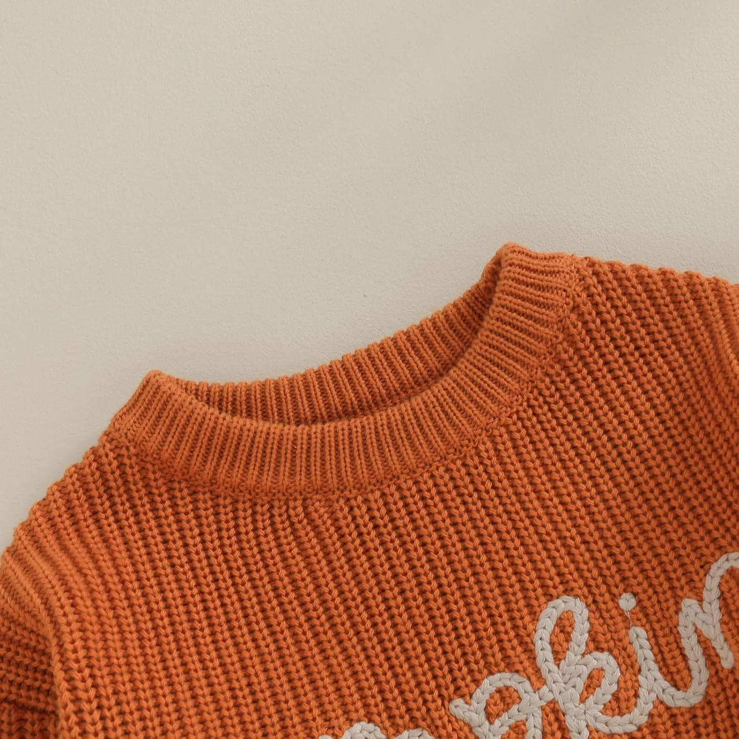 Infant Baby Boy Girl Oversized Knit Sweater Chunky Long Sleeve Pullover Sweater Shirts Warm Fall Winter Tops Clothes