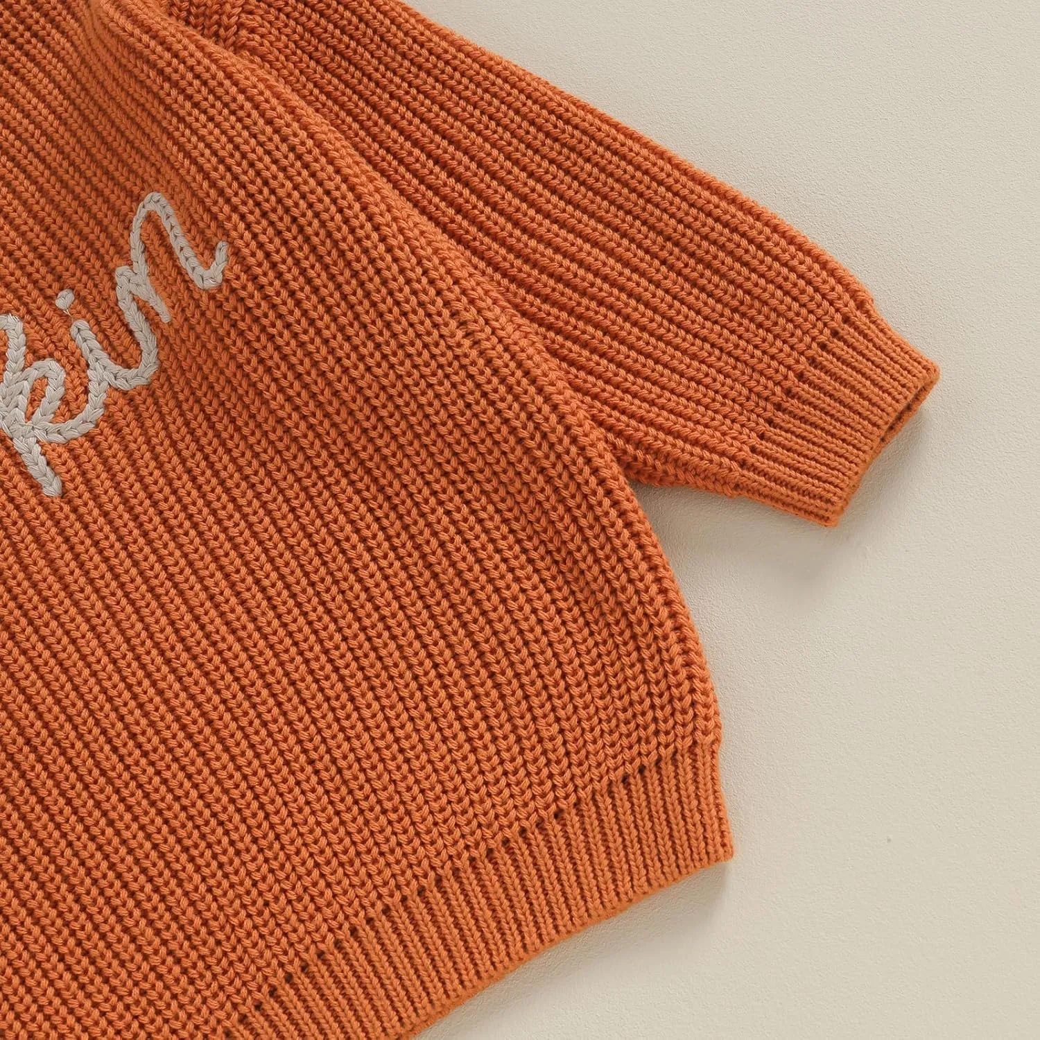 Infant Baby Boy Girl Oversized Knit Sweater Chunky Long Sleeve Pullover Sweater Shirts Warm Fall Winter Tops Clothes