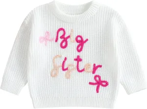 Infant Baby Boy Girl Oversized Knit Sweater Chunky Long Sleeve Pullover Sweater Shirts Warm Fall Winter Tops Clothes