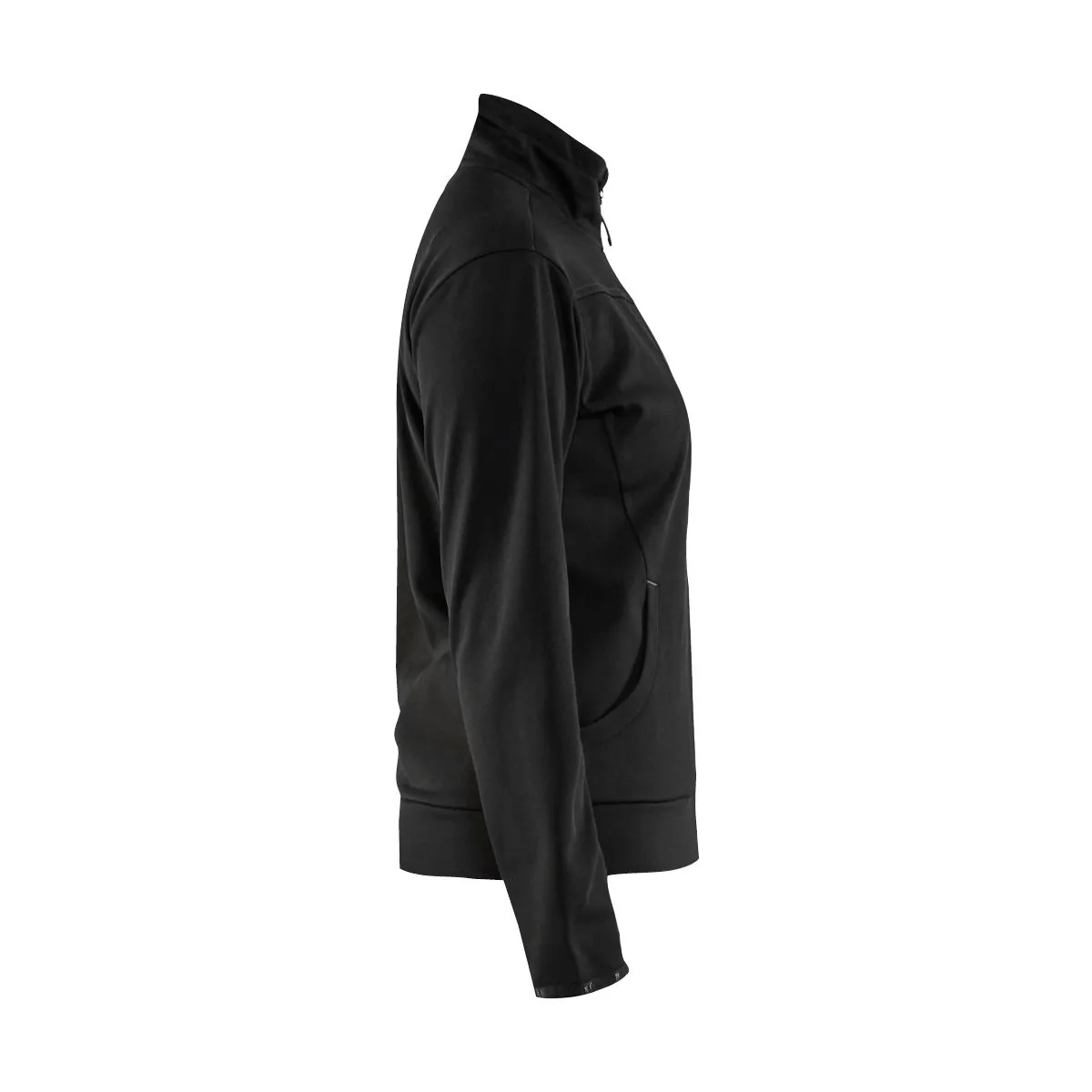 Ladies&#x20;Sweatshirt&#x20;With&#x20;Full&#x20;Zip&#x20;3394&#x20;Zwart&#x2F;Rood&#x20;-&#x20;Bl&#xE5;kl&#xE4;der