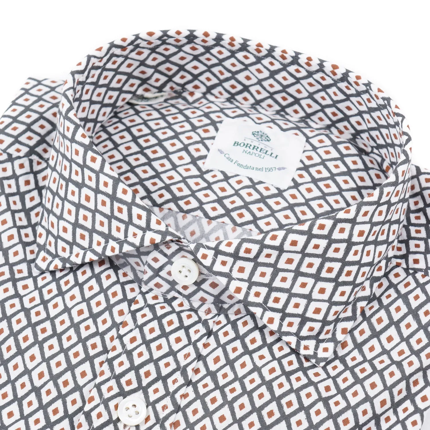 Luigi Borrelli Slim-Fit Lightweight Cotton Shirt