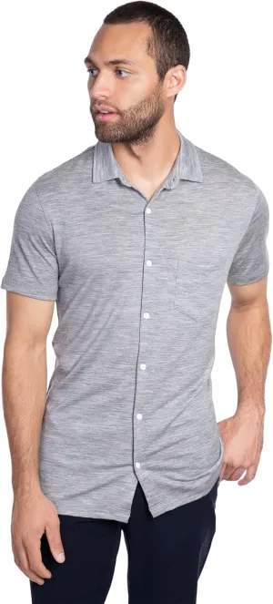 Men's Merino Button-Up by Woolly | RWS Certified | Super Soft, Classic Style, Seattle Designed