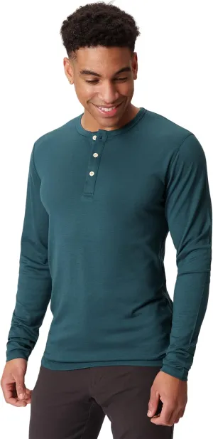 Men's Merino Henley by Woolly | RWS Certified | Super Soft, Classic Style, Seattle Designed