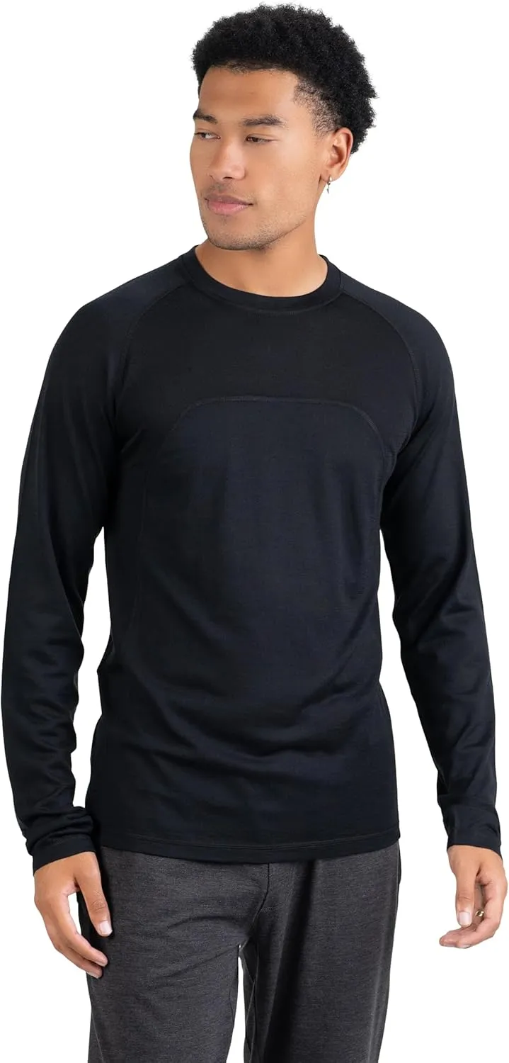 Men's Merino Long Sleeve by Woolly | RWS Certified | Super Soft, Classic Style, Seattle Designed