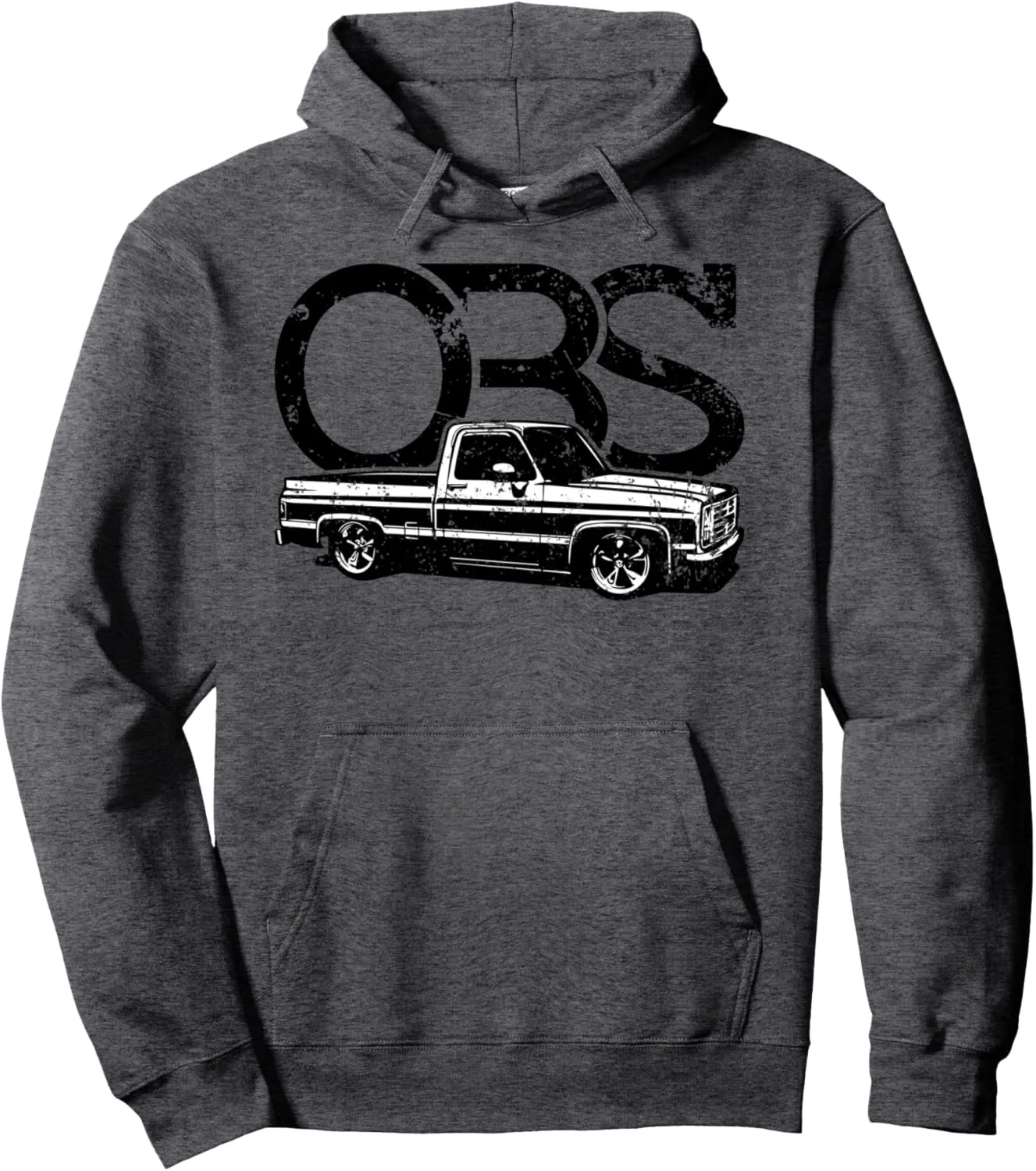 OBS Old Body Style Truck vintage distressed look graphics Pullover Hoodie