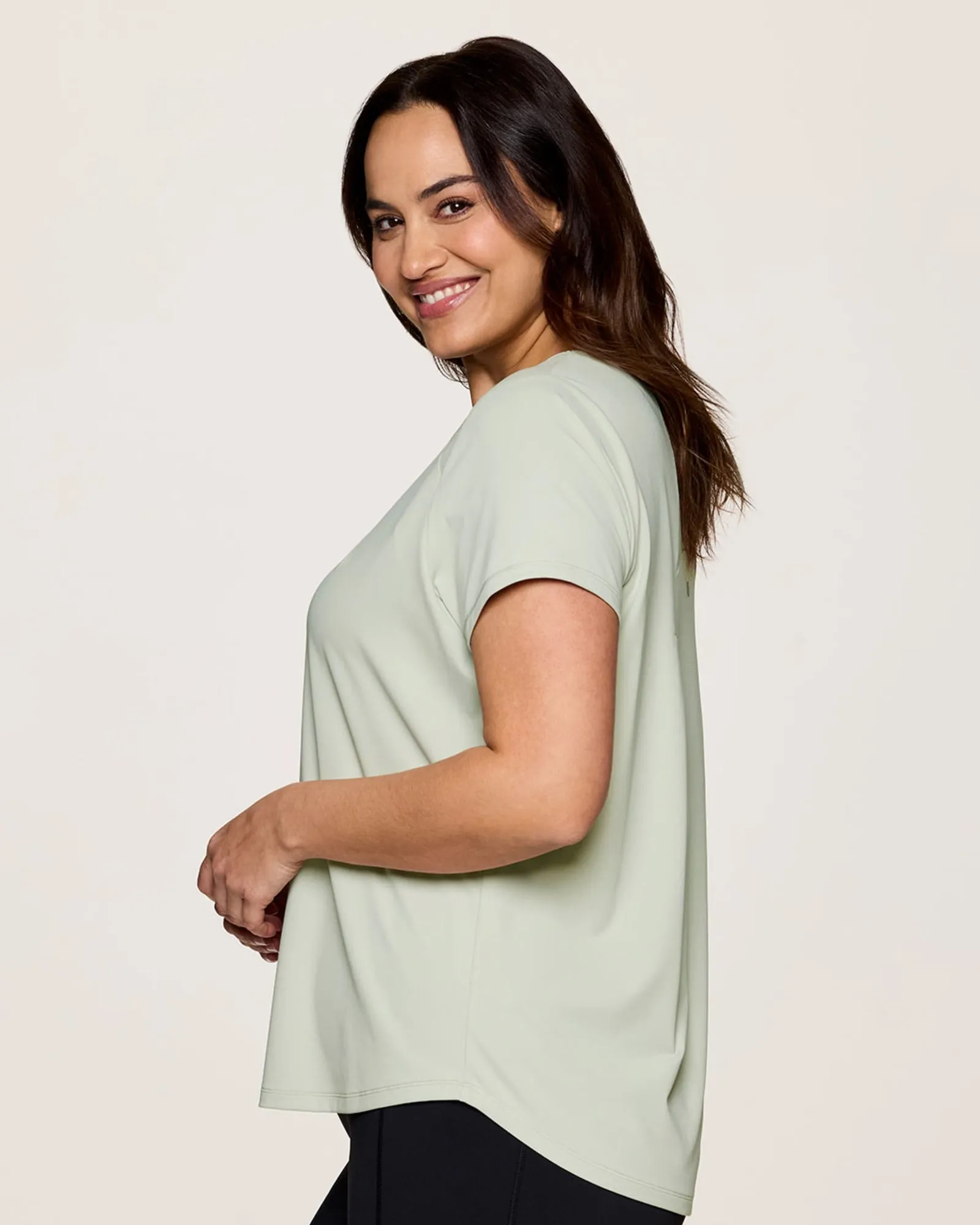Plus On The Run Tee | Green Tea