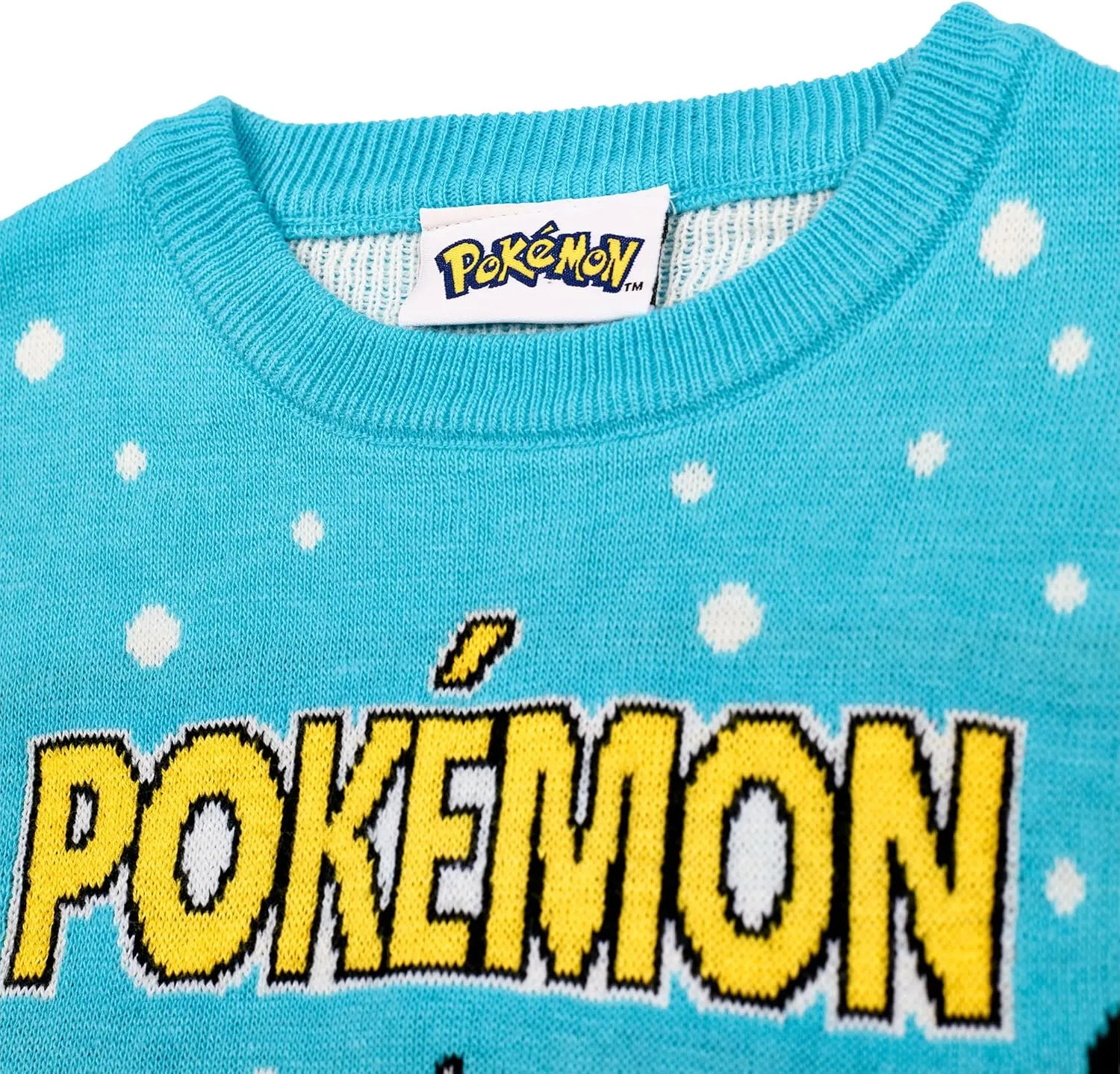 Pokemon Kids Christmas Jumper | Style Options Festive Holiday Pikachu Long Sleeve Knitted Warm Sweater for Children