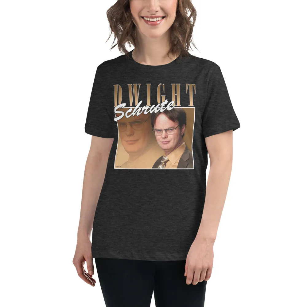 Retro Dwight Schrute Women's Relaxed T-Shirt
