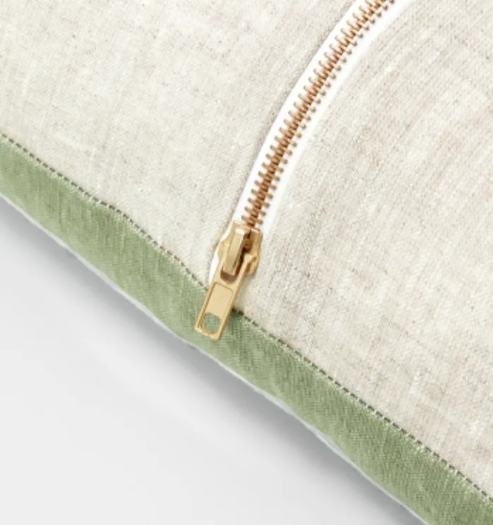 Stripe Sage Square Cushion 50x50