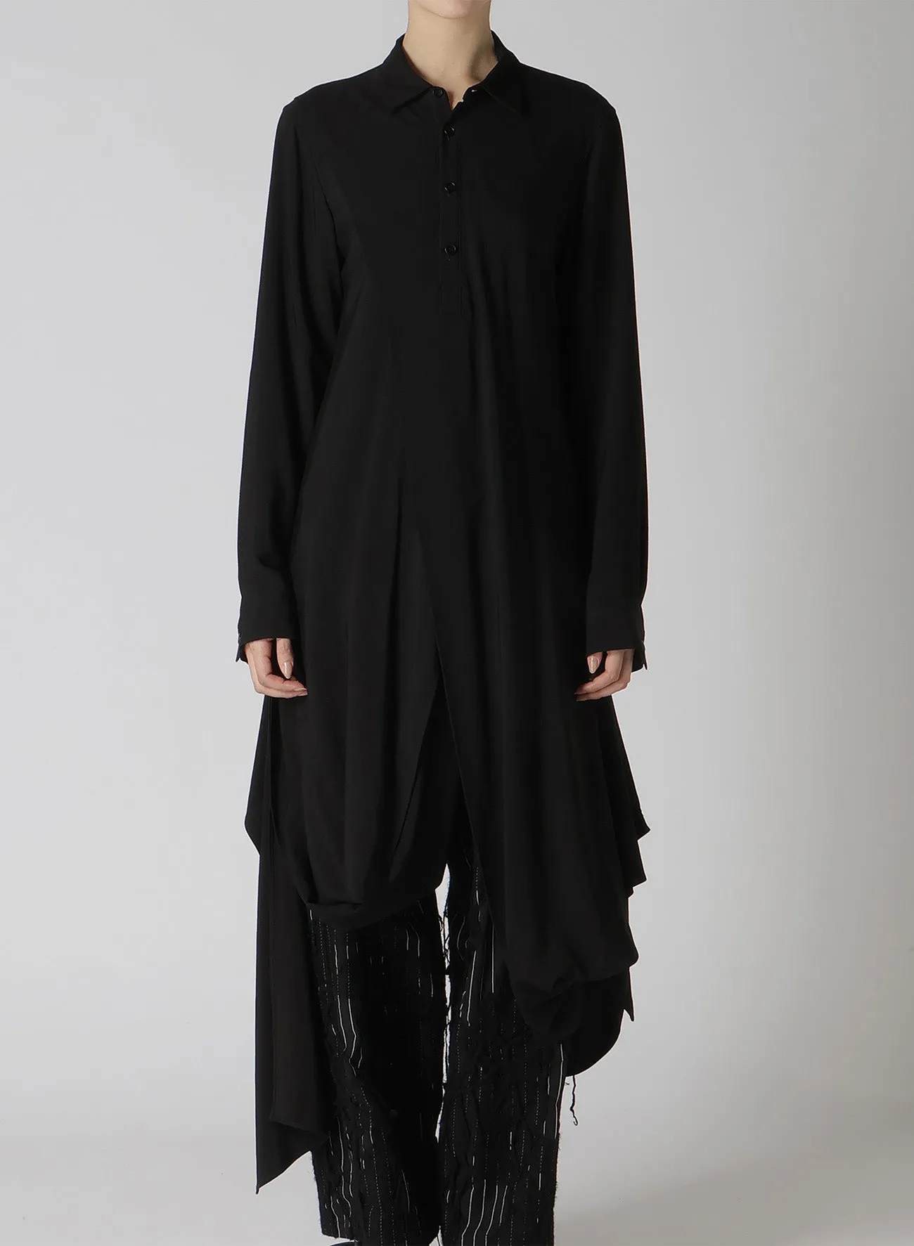 TWILL BOX HEM SHIRT