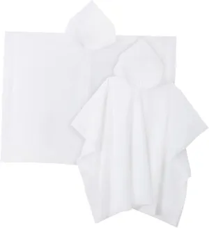 Unisex Raincoat 2 Pcs Rain Poncho Adult Rain Jacket with Hood Lightweight and Compact Suitable for Outdoor