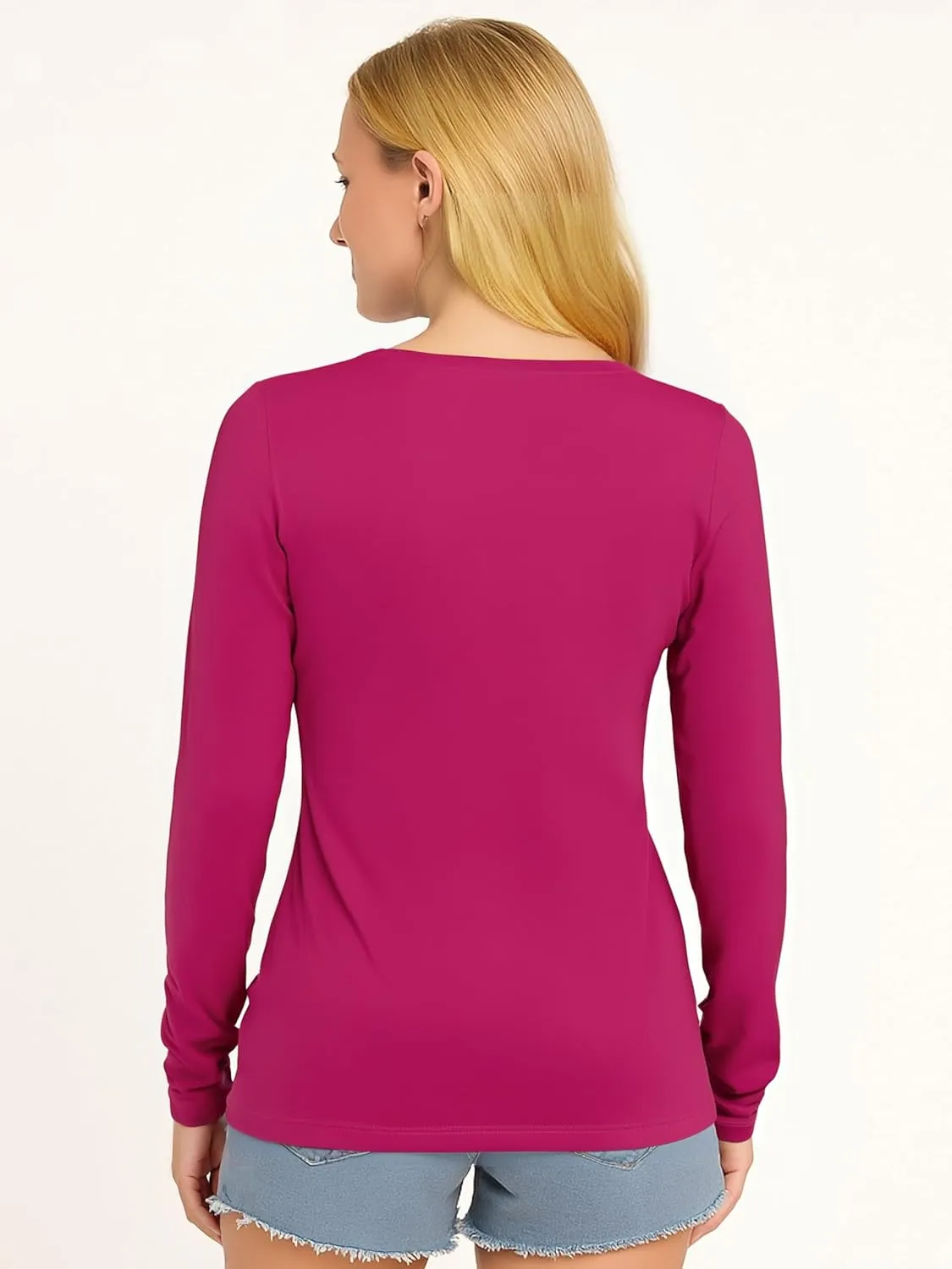 Women's Long Sleeve Moisture Wicking Athletic Shirts Dry Fit Workout Tops for Women