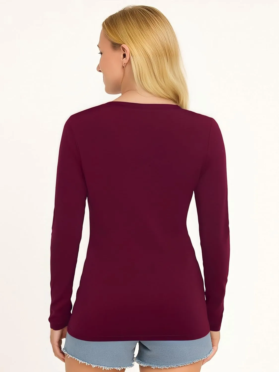 Women's Long Sleeve Moisture Wicking Athletic Shirts Dry Fit Workout Tops for Women